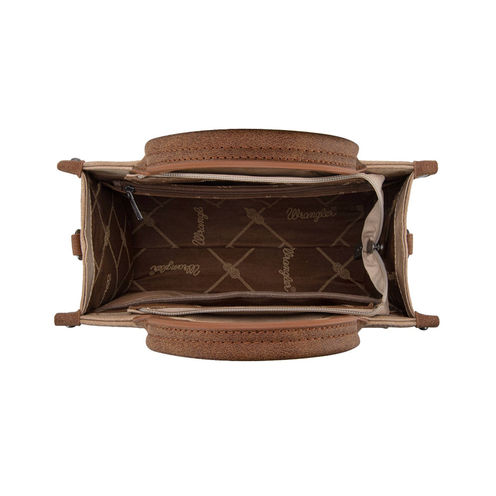 Wrangler Crossbody Bag | Feature Buckle | Tan