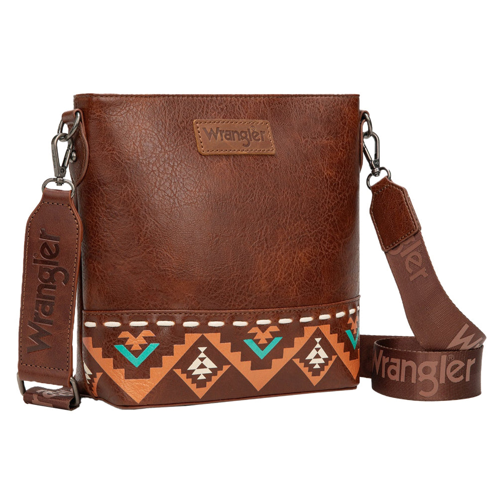 Wrangler Crosbody Bag | Lana | Tan Aztec Print