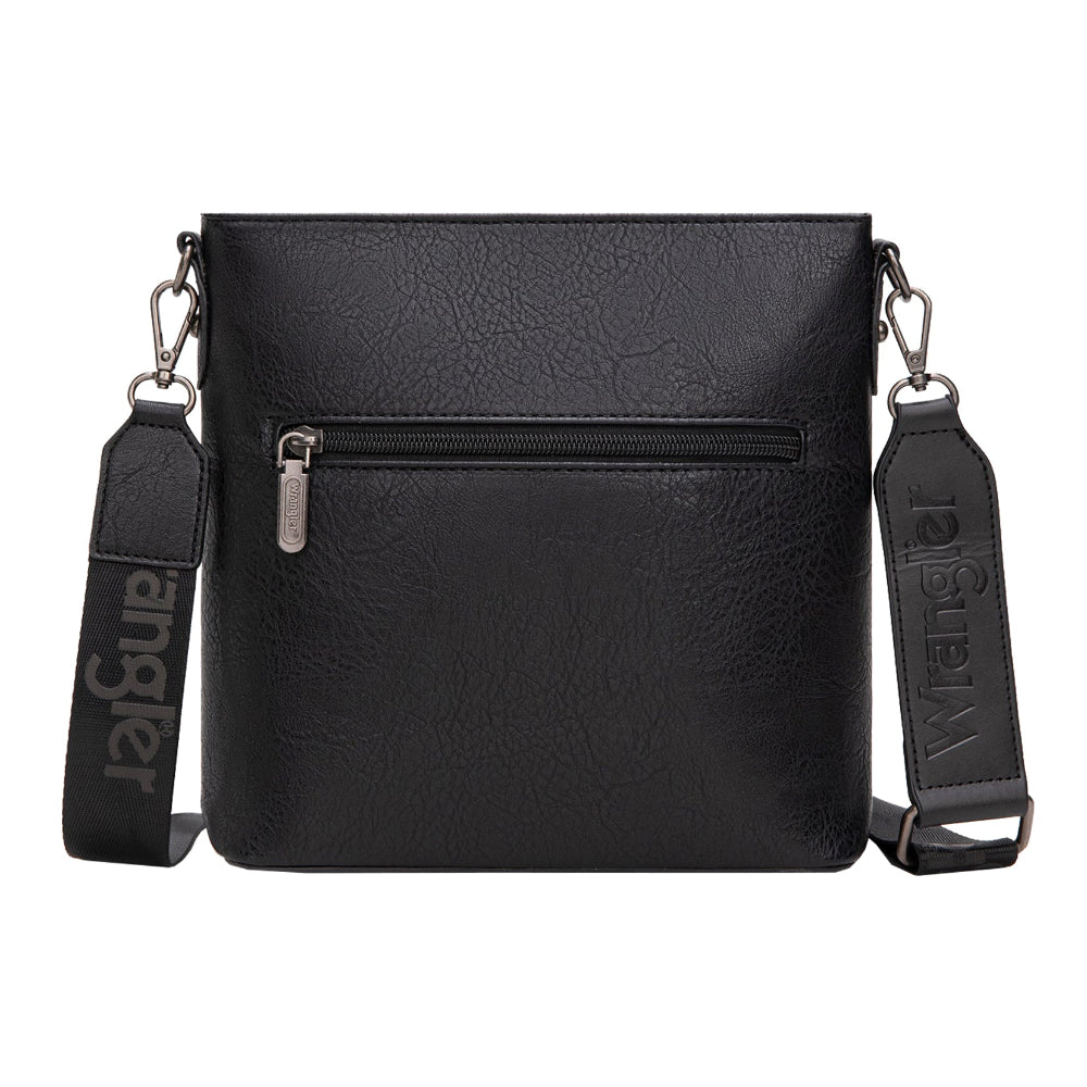 Wrangler Crosbody Bag | Lana | Black Aztec Print