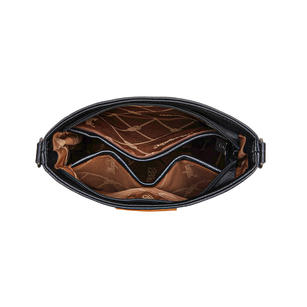 Wrangler Crosbody Bag | Lana | Black Aztec Print