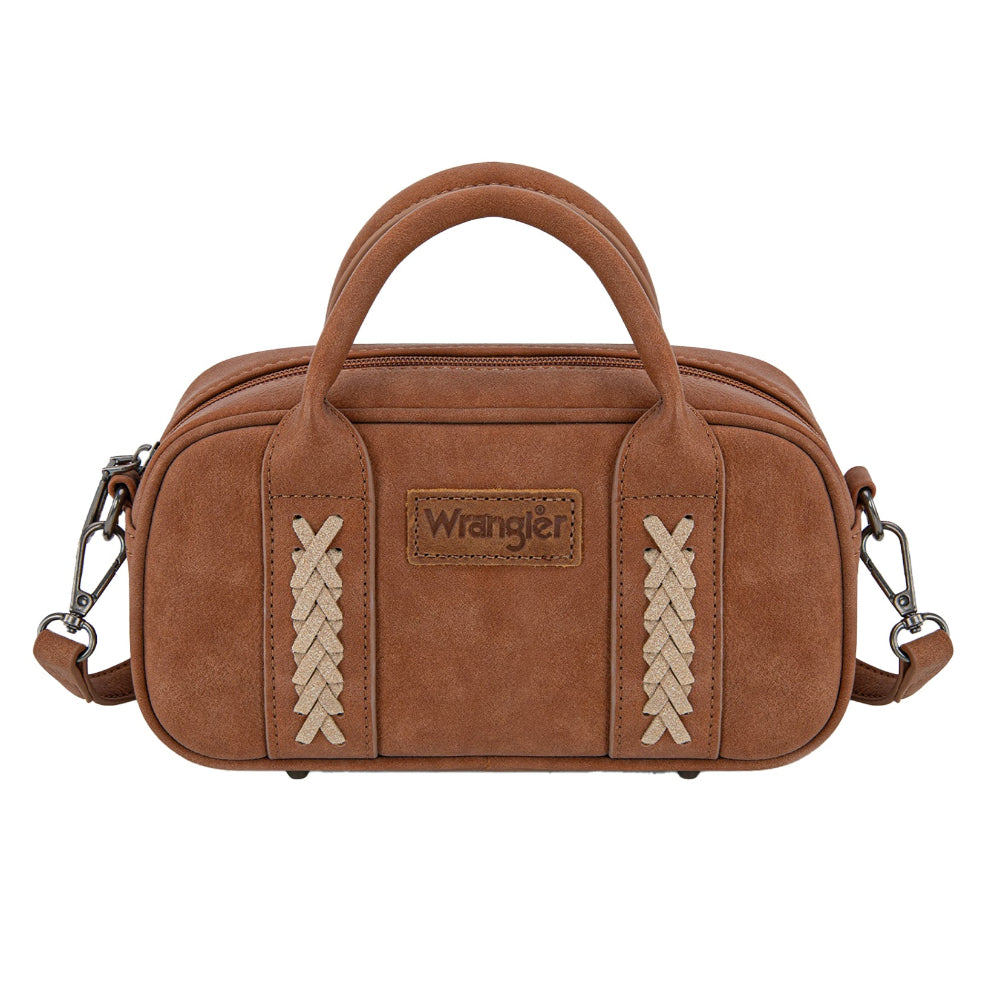 Wrangler Mini Bag | Whipstitch Crossbody | Tan