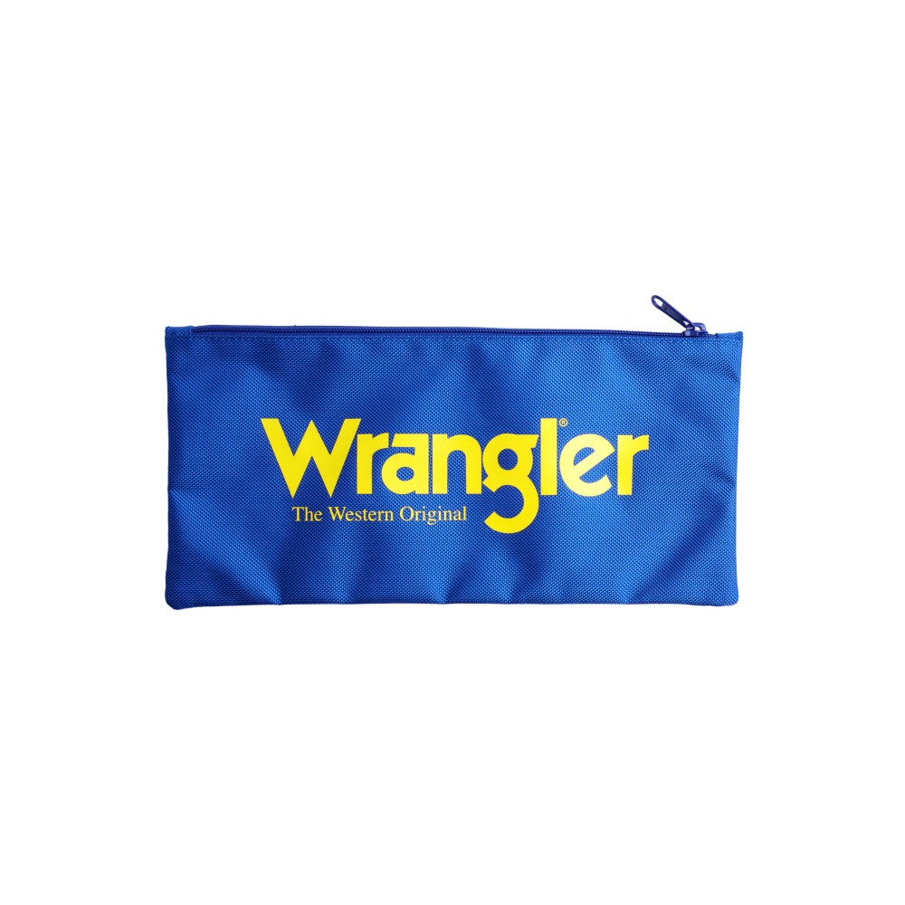 Wrangler Pencil Case | Iconic | Blue / Yellow