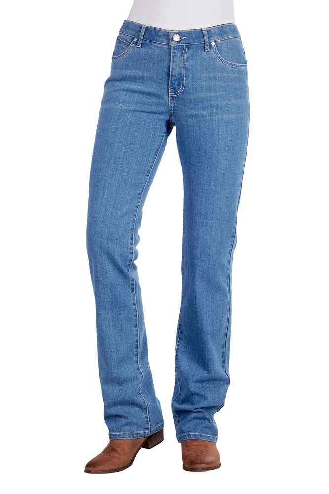 Wrangler Womens Jeans | Qbaby Austin | Faded Blue