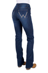 Wrangler Womens Jeans | Verity Willow | Mid-Rise Boot Cut | Dark Indigo