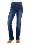 Wrangler Womens Jeans | Verity Willow | Mid-Rise Boot Cut | Dark Indigo