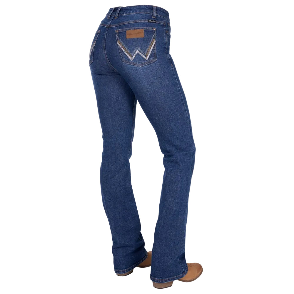 Wrangler Womens Jeans | Laura High Rise | Wild Indigo