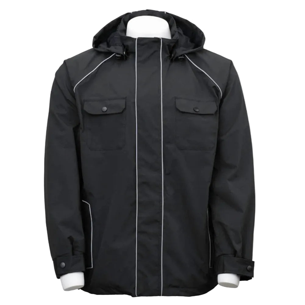 Outback Trading Mens Rain Jacket | Harlin | Black