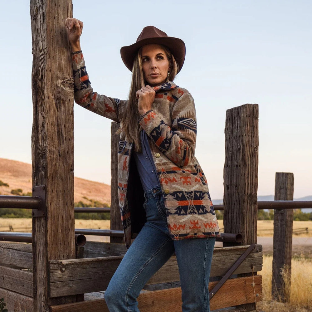 Outback Trading Womens Jacket | Moree | Navy