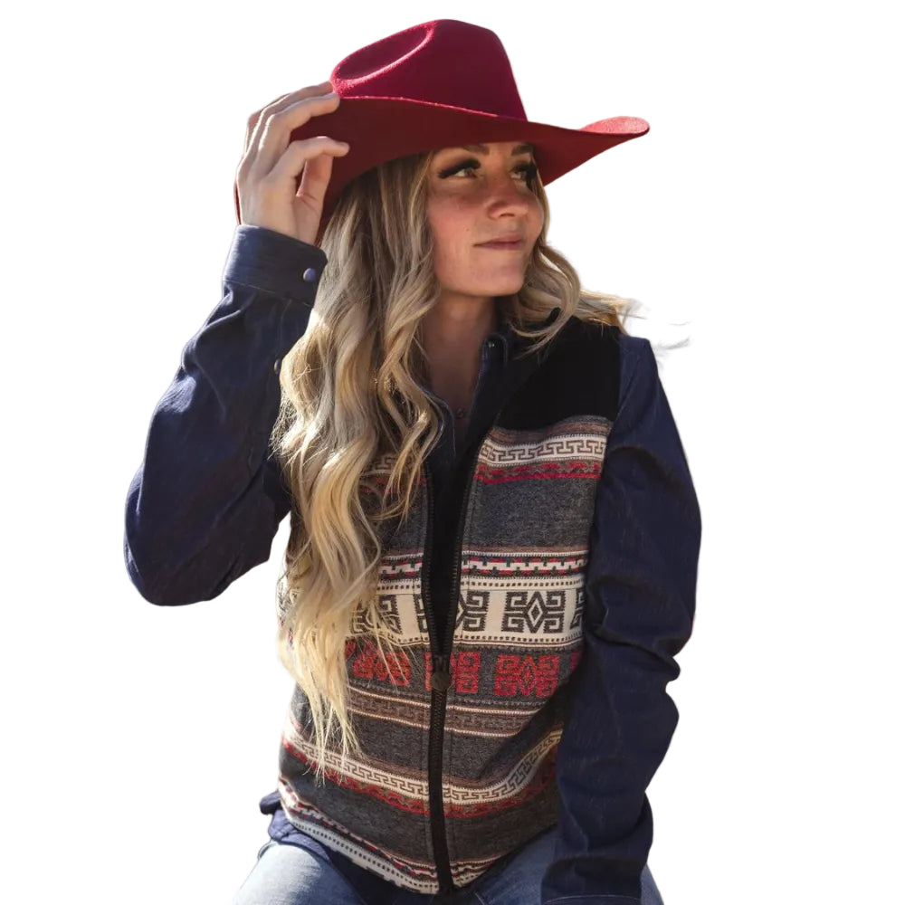 Outback Trading Womens Vest | Rory | Red