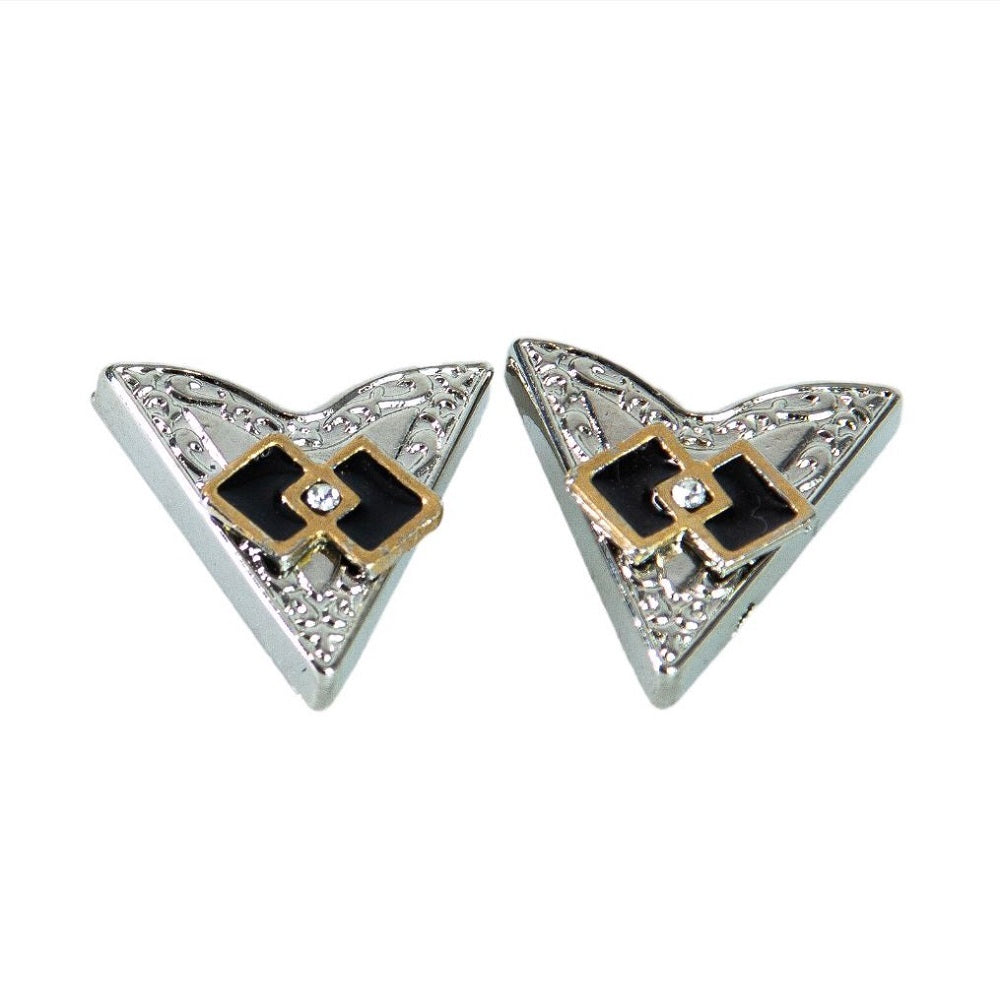 Collar Tip Square Dance Pair