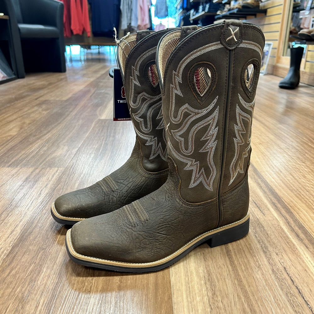 Twisted X Mens Boots | Top Hand | Taupe / Brown