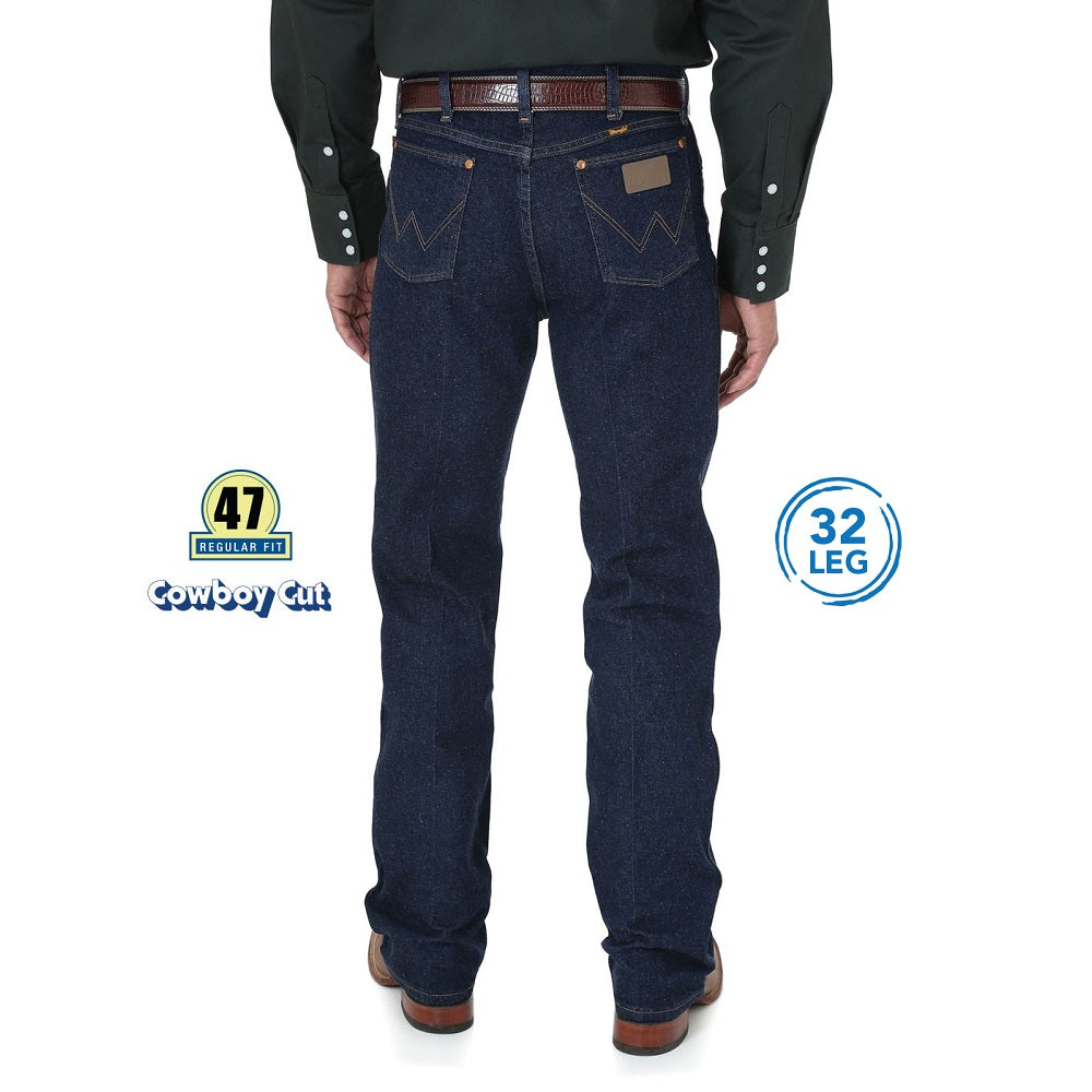 Wrangler Mens Jeans | Cowboy Cut Regular Fit Jean | Stretch | 947STR | 32 Leg