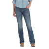 Wrangler Womens Retro Mae Mid Rise Bootcut Indigo 34 Leg