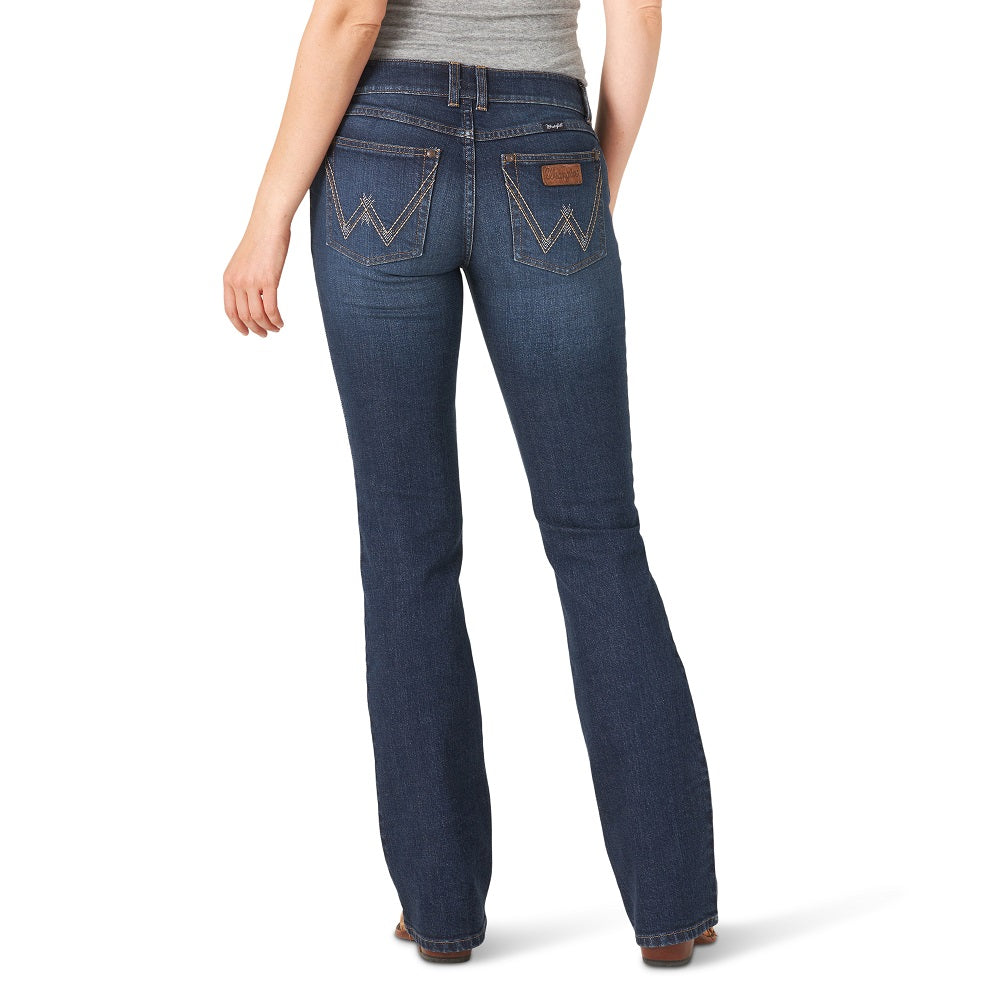 Wrangler Womens Jeans | Mae | Mid Rise Boot Cut | 34 Leg