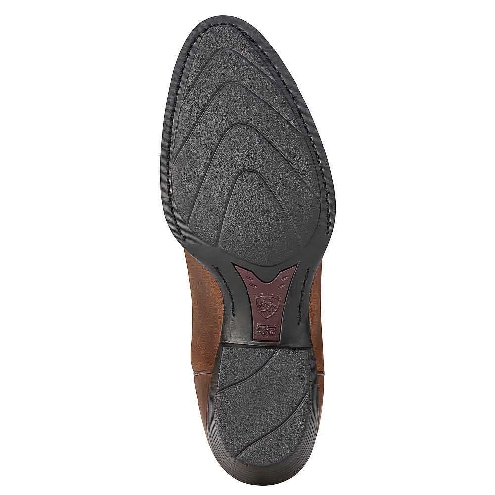 Ariat Mens Western R Toe Distressed Brown US Width