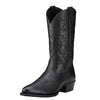 Ariat Mens Western R Toe Black Deertan EE Width