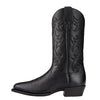 Ariat Mens Western R Toe Black Deertan EE Width