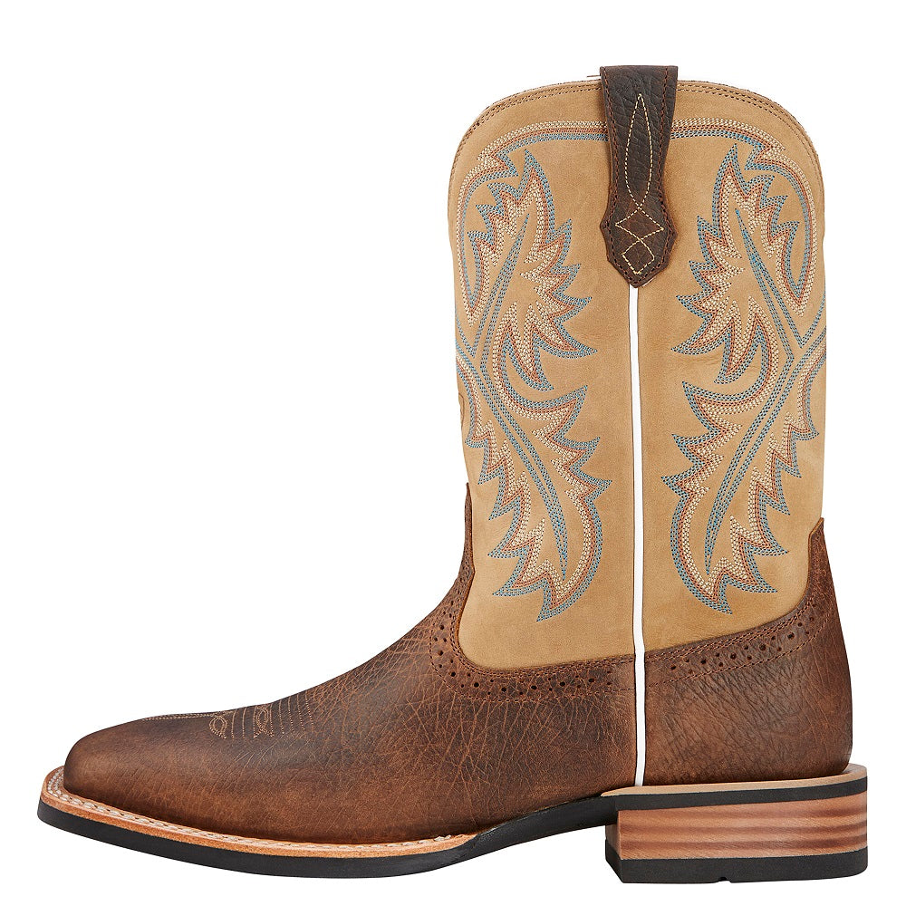 Ariat Mens Quickdraw Tumbled Bark / Beige US Width