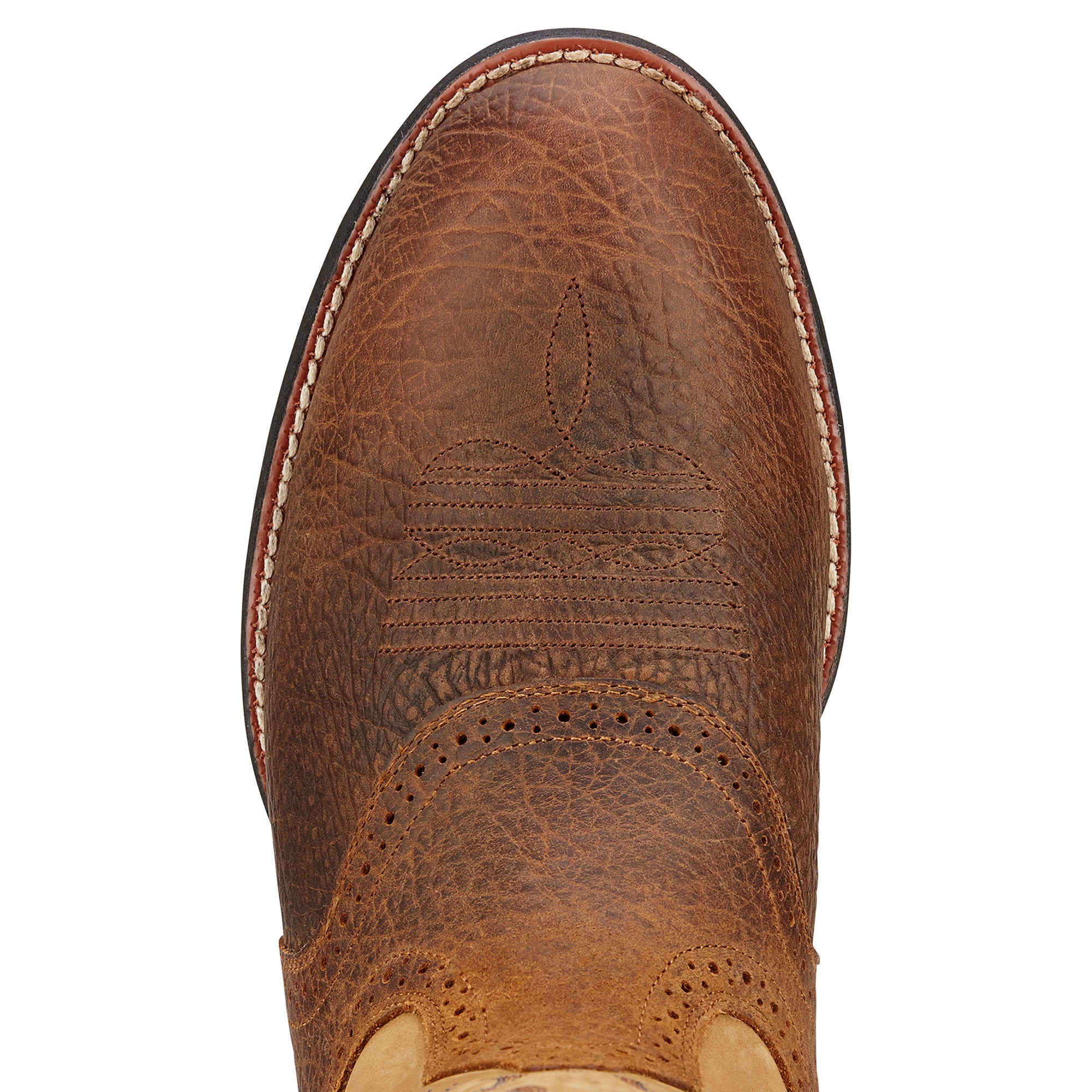 Ariat Mens Heritage Stockman | Tumbled Brown / Beige | US Width
