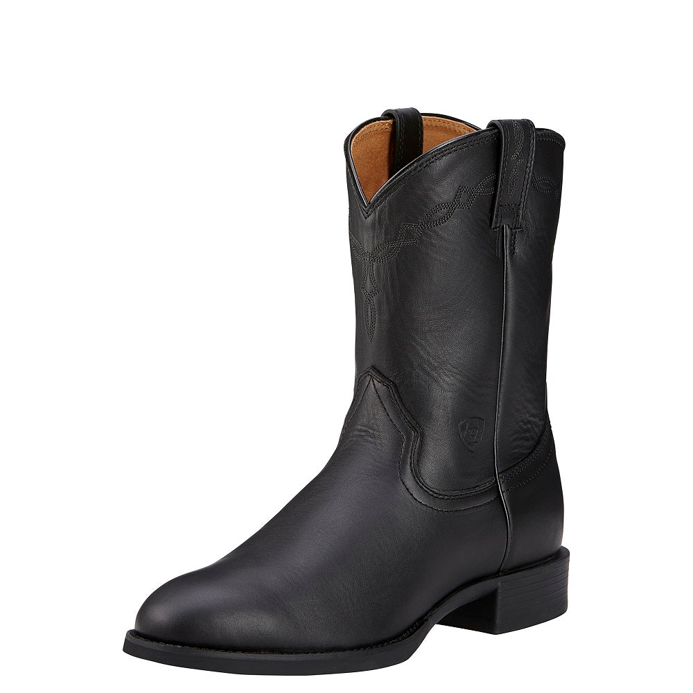 Ariat Mens Heritage Roper Black US Width