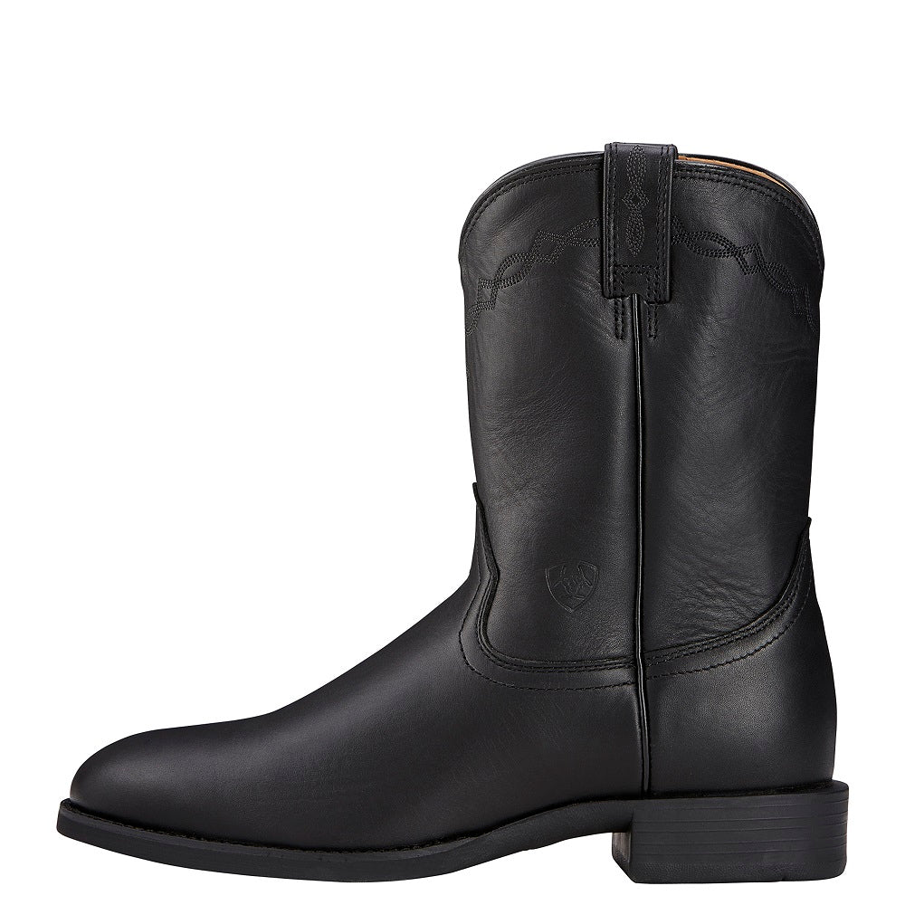 Ariat Mens Heritage Roper Black US Width