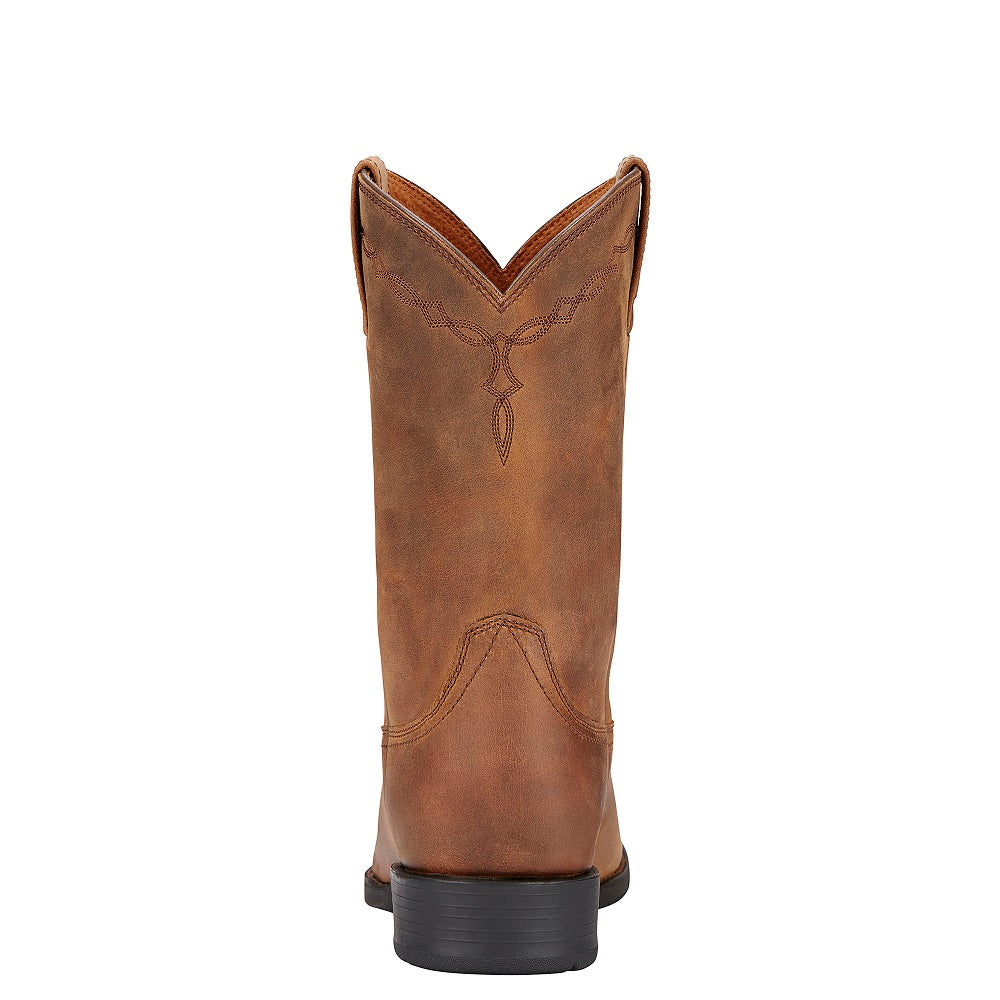 Ariat Mens Heritage Roper Distressed Brown US Width