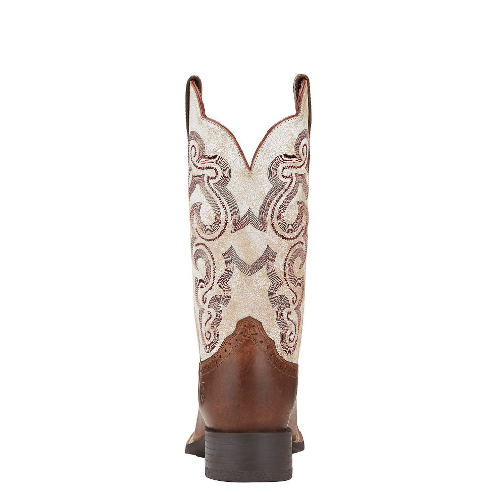 Ariat Womens Quickdraw | Sandstorm / Distressed White | C Width