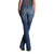Ariat Womens Jeans | R.E.A.L™ Mid Rise Stretch Entwined Boot Cut | Marine | Extra Long Leg