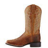 Ariat Womens Round Up Wide Square Toe | Powder Brown | C Width | Wide Calf