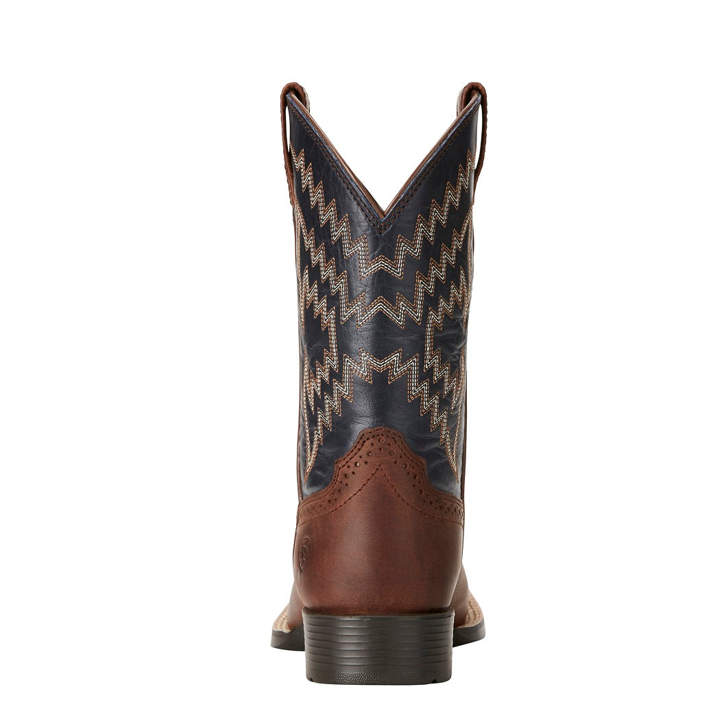 Ariat Childrens Western Boots | Tycoon Brazen Brown / Arizona Sky