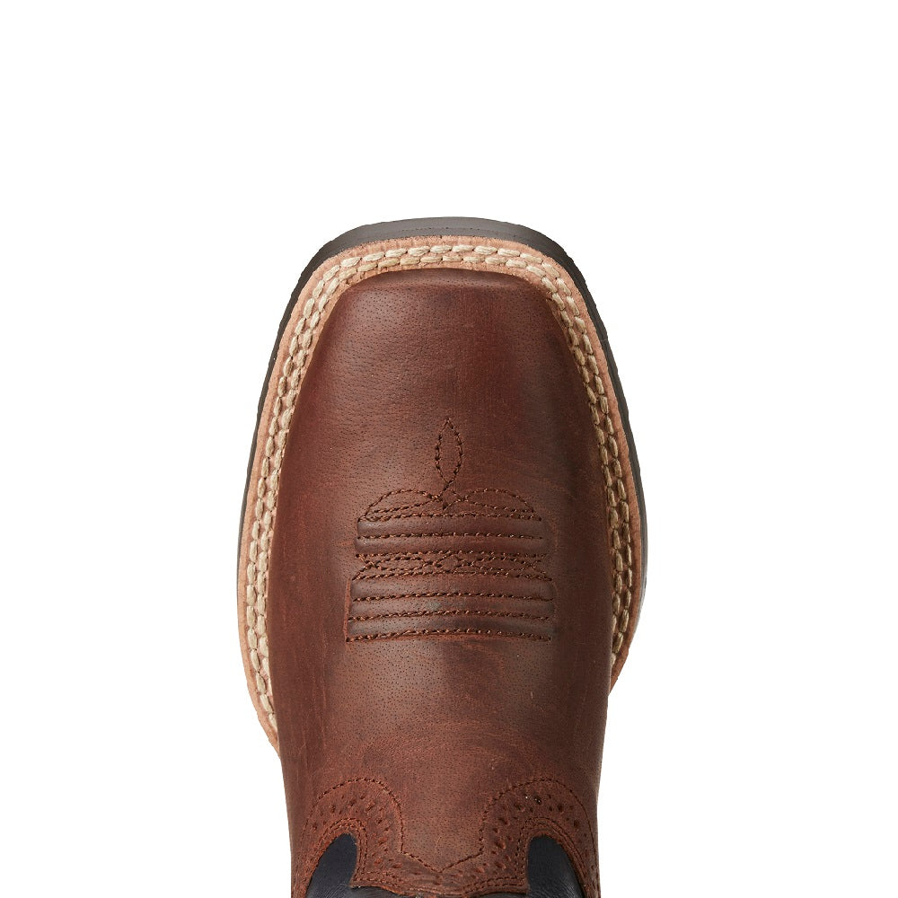 Ariat Childrens Western Boots | Tycoon Brazen Brown / Arizona Sky