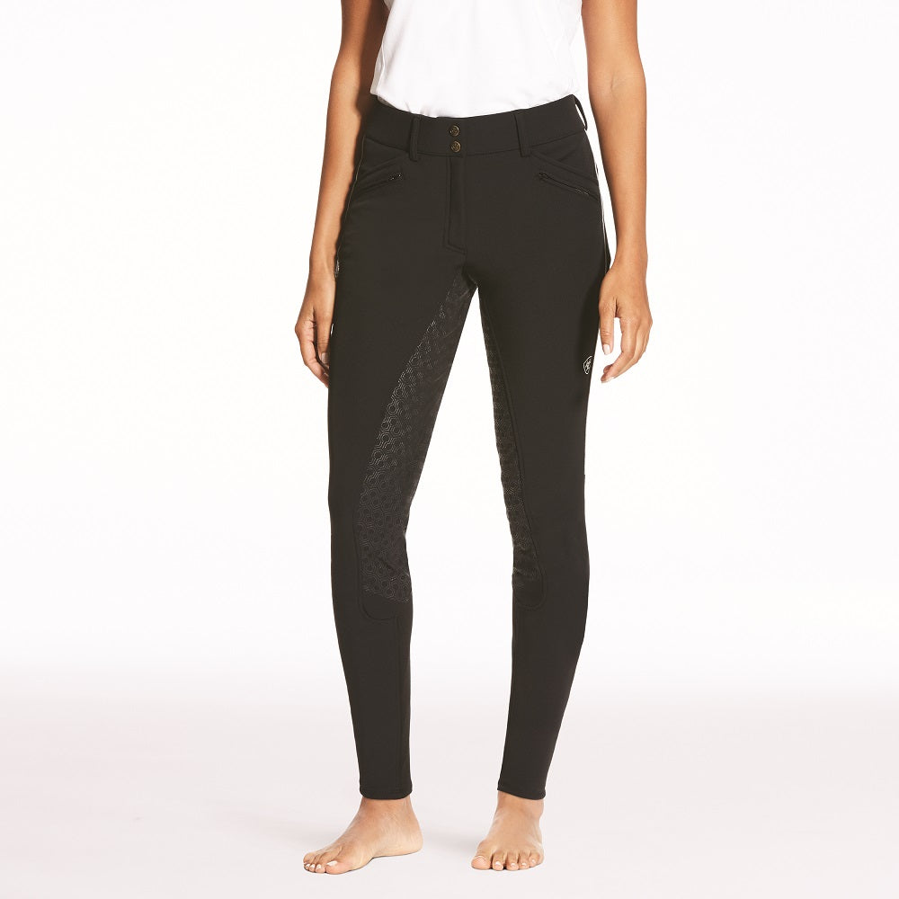 Ariat Womens Ranier Grip Full Seat Breech | Black | Regular Leg