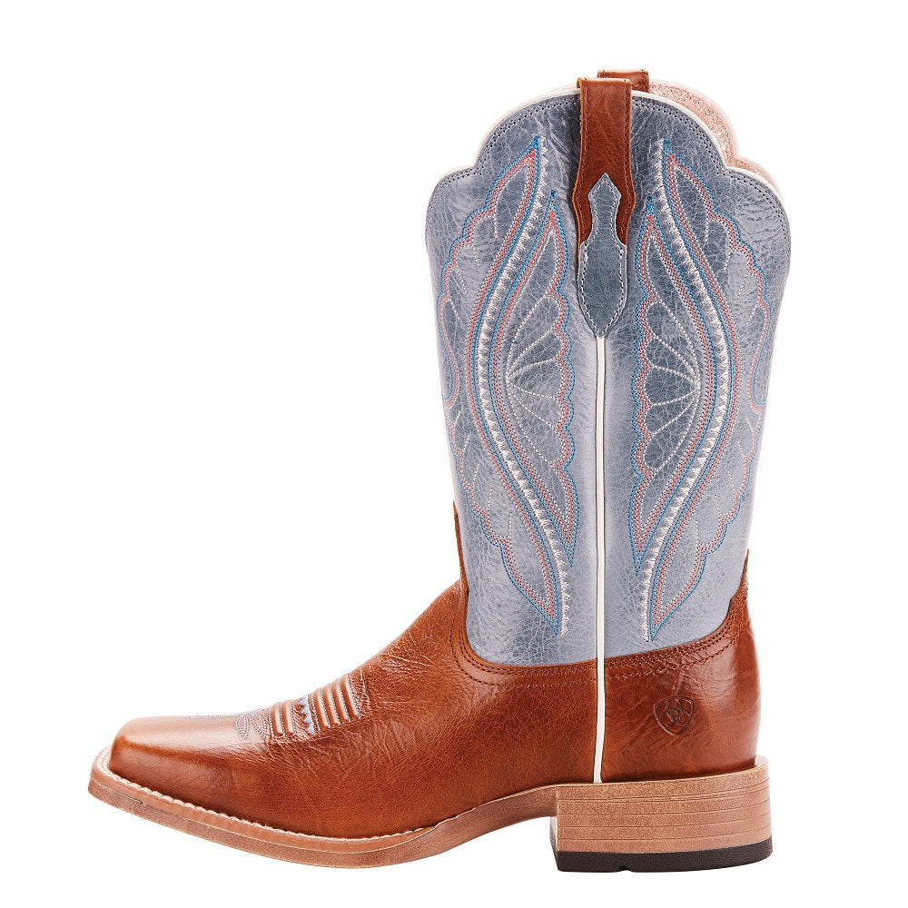 Ariat Womens Primetime Ginger Snap Baby Blue B Width