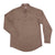 Just Country Mens Cameron Shirt | Half Button | Brown