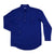 Just Country Mens Cameron Shirt | Half Button | Cobalt