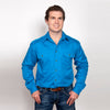 Just Country Mens Evan Shirt | Full Button | Blue Jewel