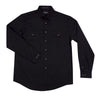 Just Country Mens Evan Shirt | Full Button | Black