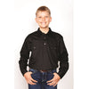 Just Country Boys Lachlan Shirt | Half Button | Black