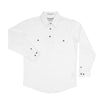 Just Country Boys Lachlan Shirt | Half Button | White