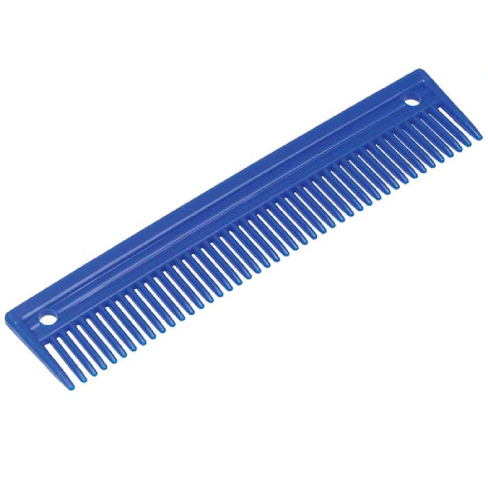 Plastic Mane Comb | Large | Blue