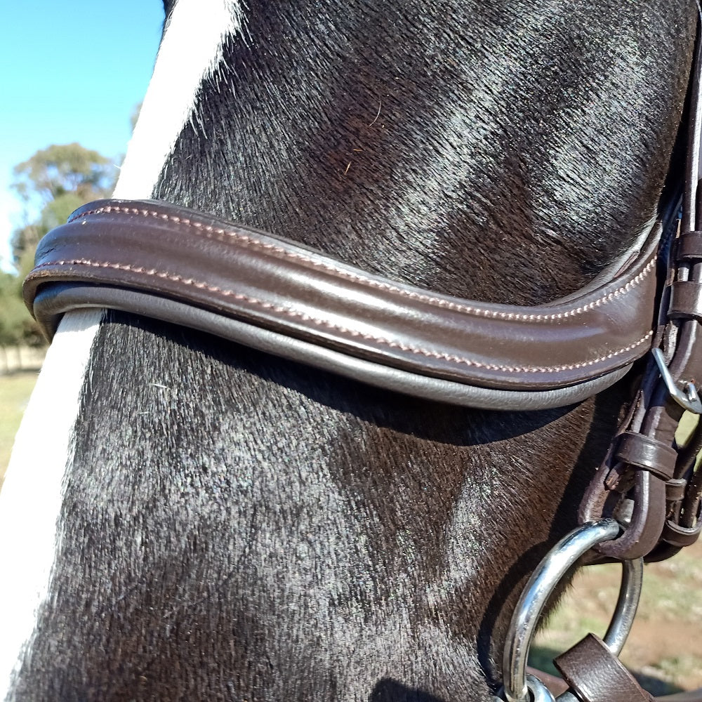 HKM Anatomic Bridle | Crystal Brownband