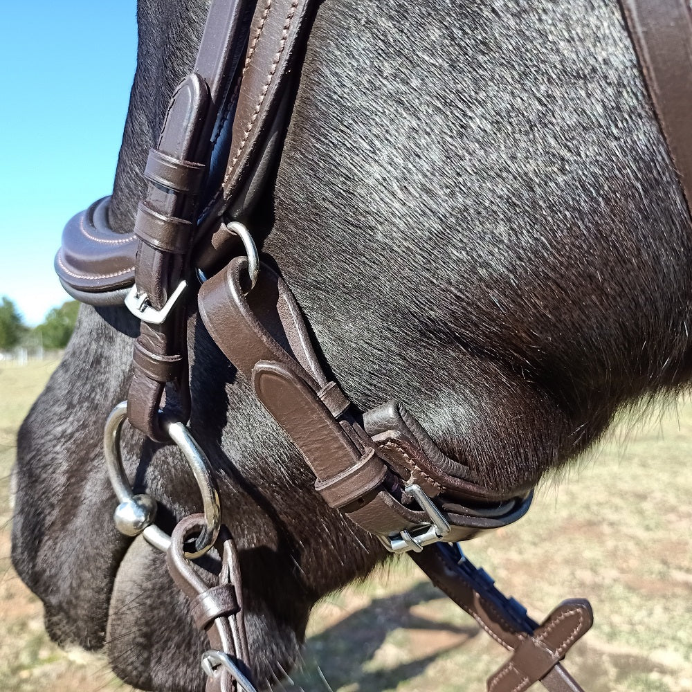 HKM Anatomic Bridle | Crystal Brownband