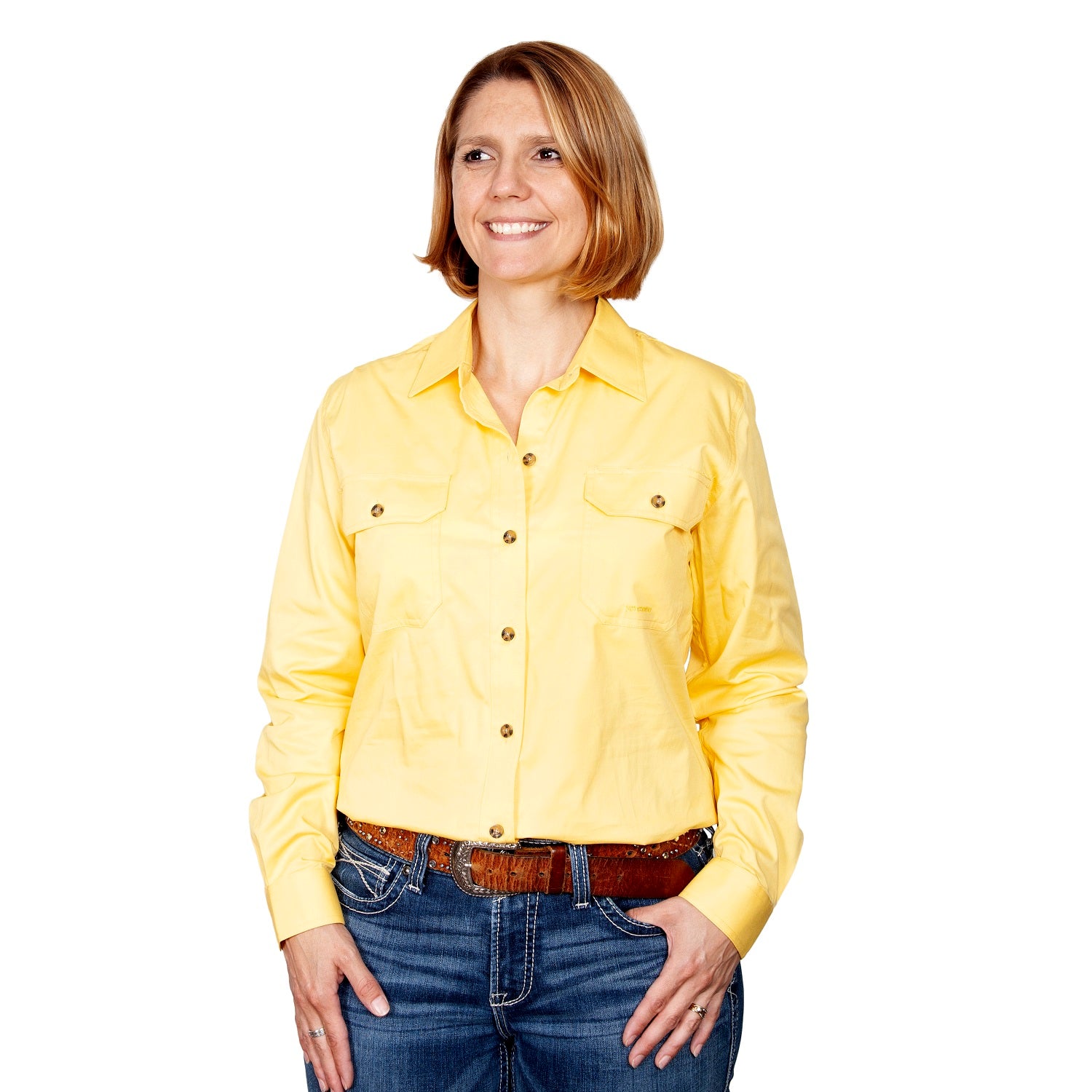 Just Country Womens Brooke Shirt | Full Button | Butter