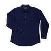 Just Country Womens Jahna Shirt | Half Button | Navy