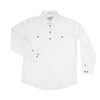 Just Country Womens Jahna Shirt | Half Button | White