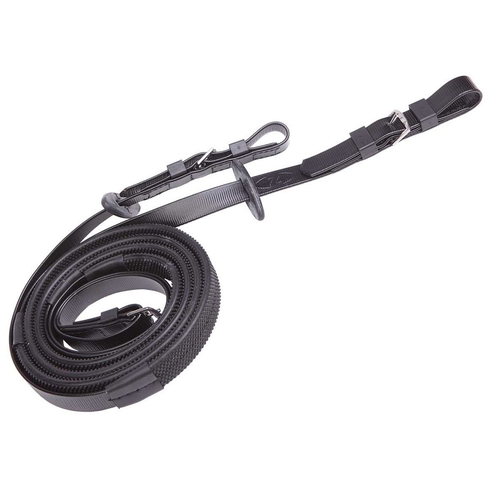 Zilco 19mm Reins | Buckle End | Black Grip