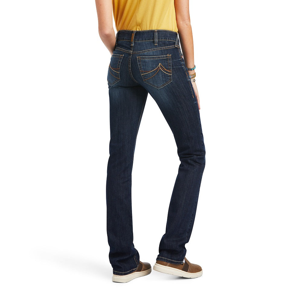 Ariat R.E.A.L™ Mid Rise Straight Leg | Octavia Burbank | Short