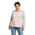 Ariat Womens Real Loop Baseball T-Shirt Zephry / Grey