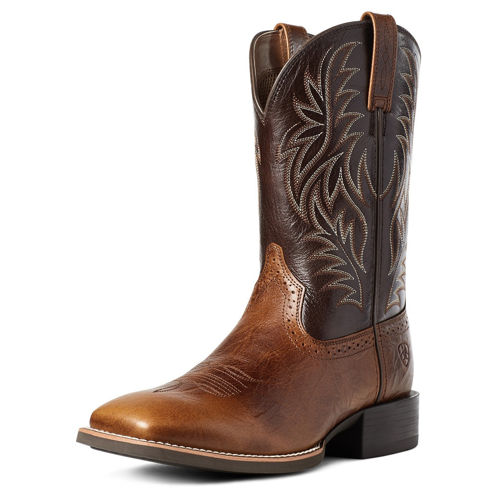 Ariat Mens Sport Western Boot | Peanut Butter / Chaga Brown