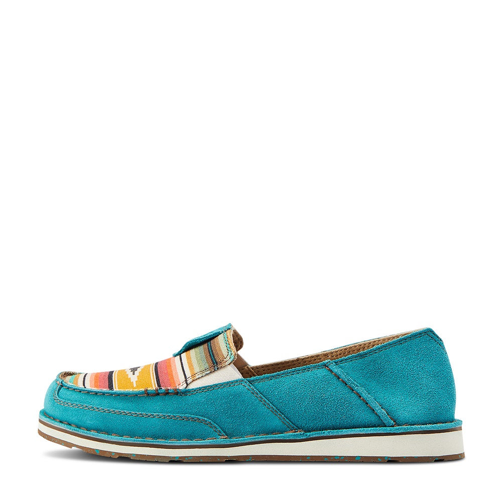 Ariat Womens Cruiser | Teal Suede / Turquoise Serape
